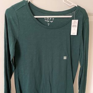 Green Long Sleeve Top